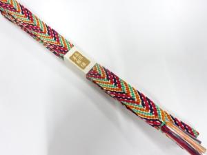 大特価品　未使用品　正絹　手組帯締め